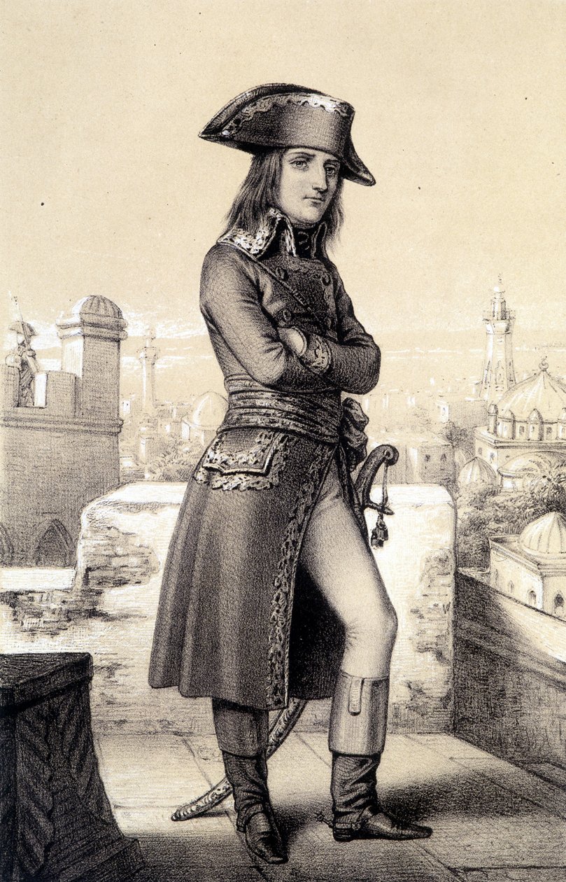 Bonaparte - i ""Franska revolutionens historiska galleri"" av Albert Maurin av French School