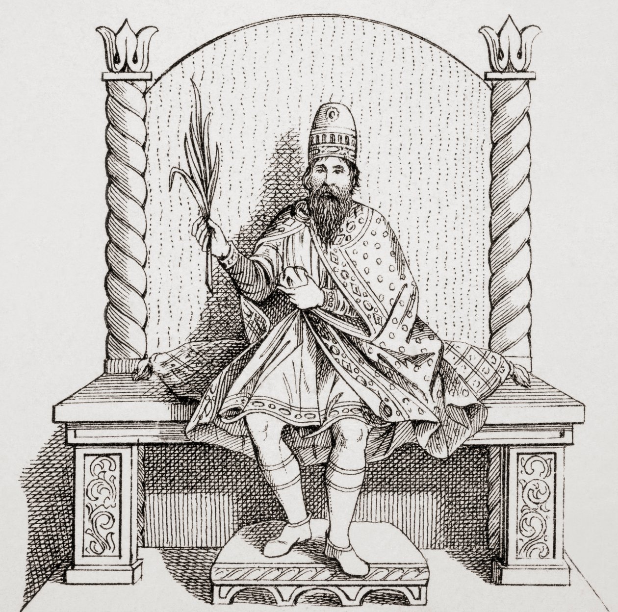 Bonifatius III av Toscana, markgreve av Toscana, aka Bonifatius IV eller Bonifatius av Canossa, 985-1052, från L
