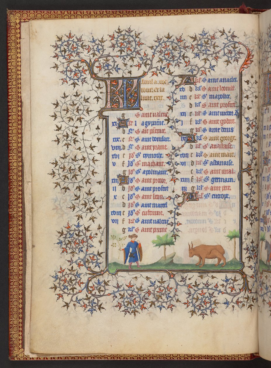 Timbok, Lägg till MS 32454 f.3v, Frankrike av French School