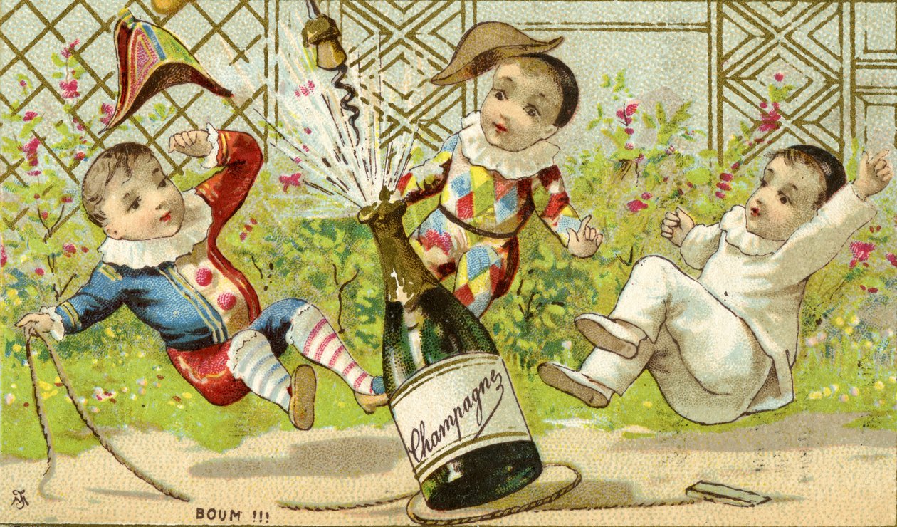 Bum!!! Champagne!, ca 1895 (se även 488393) av French School