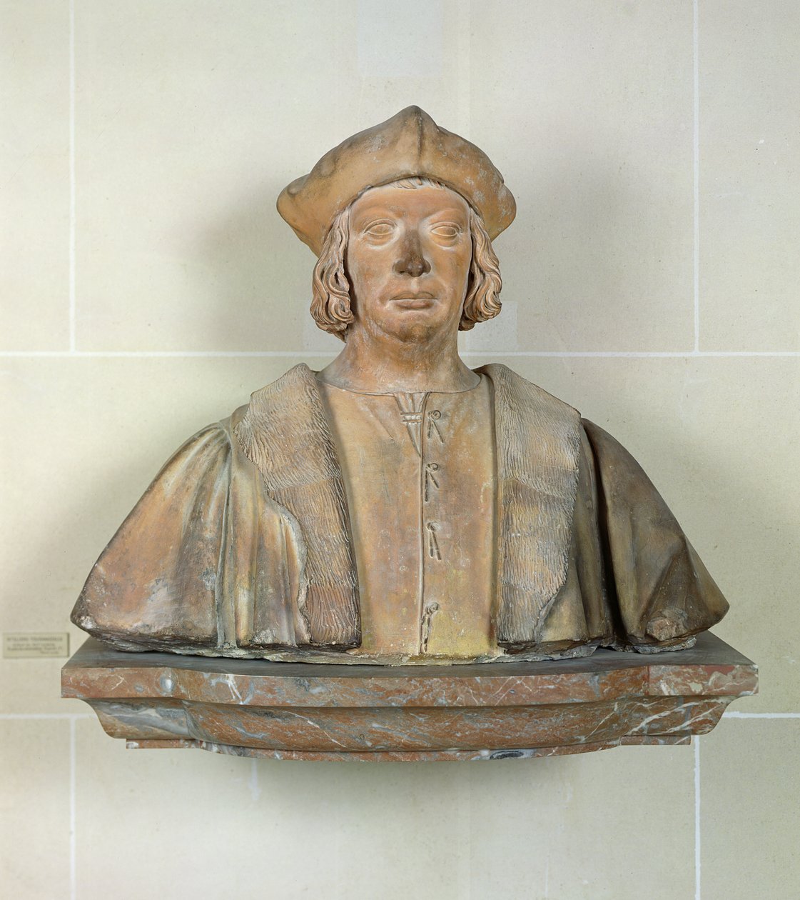 Byst av kansler Antoine Duprat (1463-1535) (terrakotta) av French School