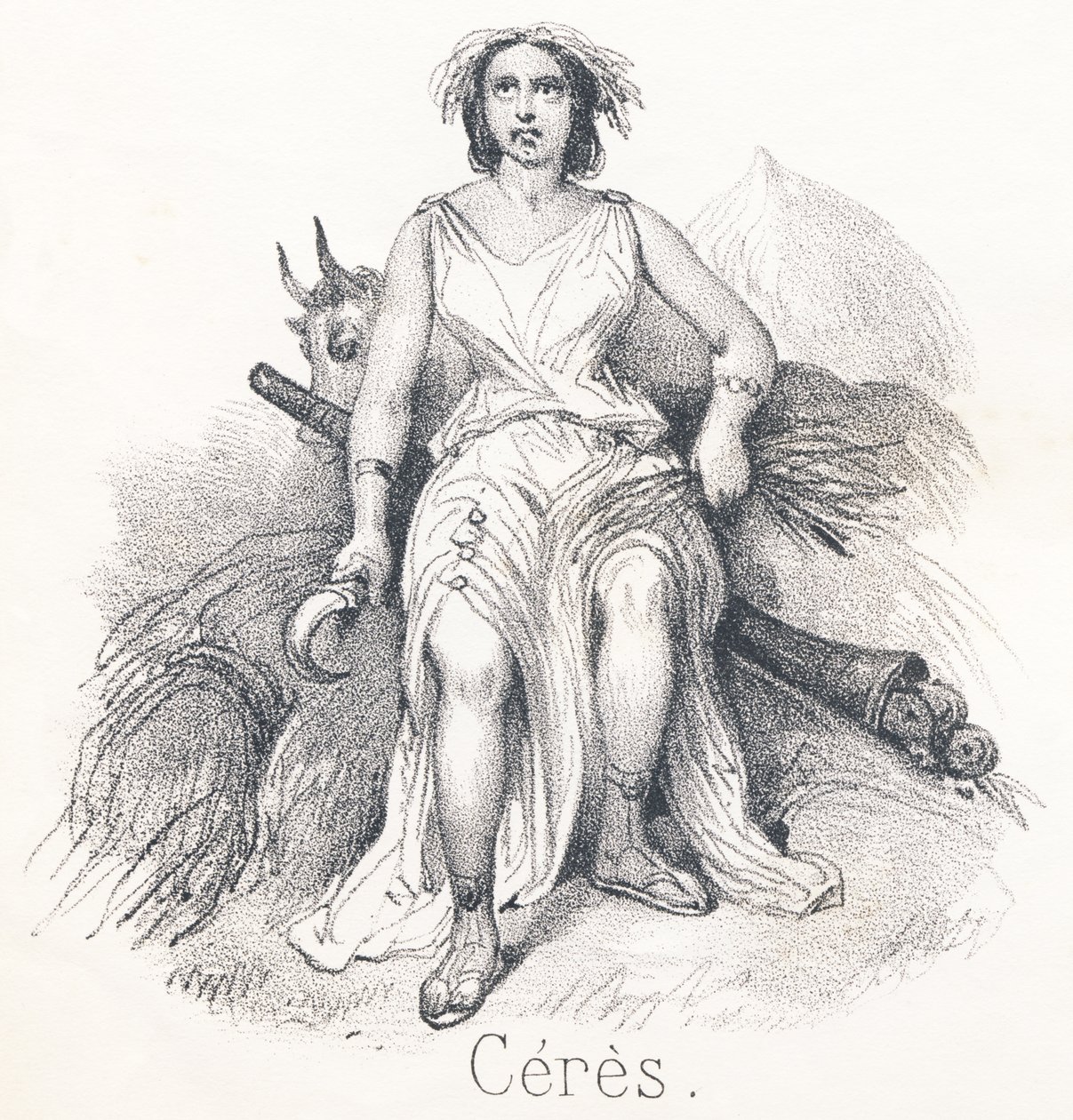 C Ceres: Dotter till Saturnus och Cybele Hon utsågs till gudinna för mark eller jordbruk av French School