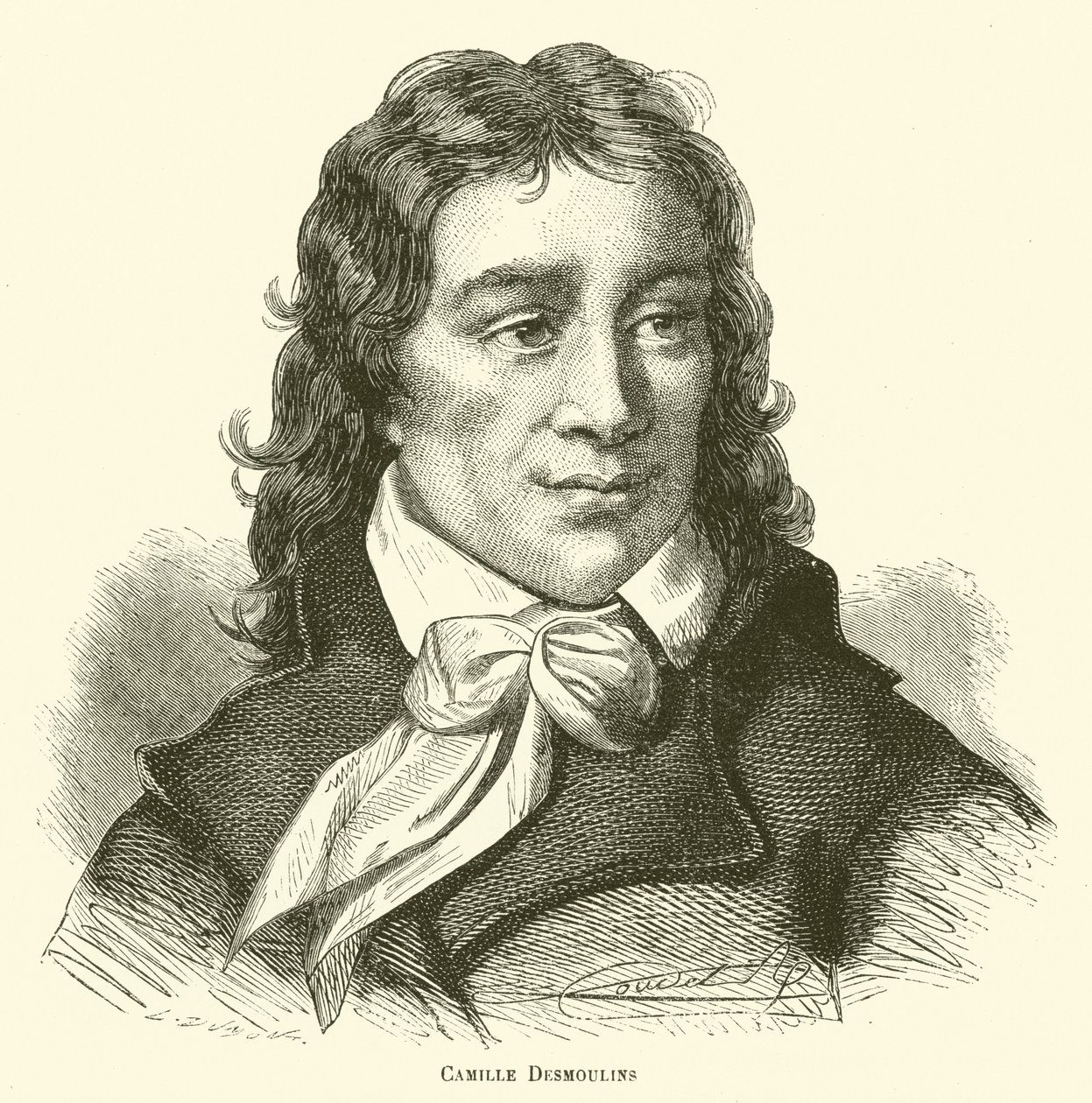 Camille Desmoulins (gravyr) av French School