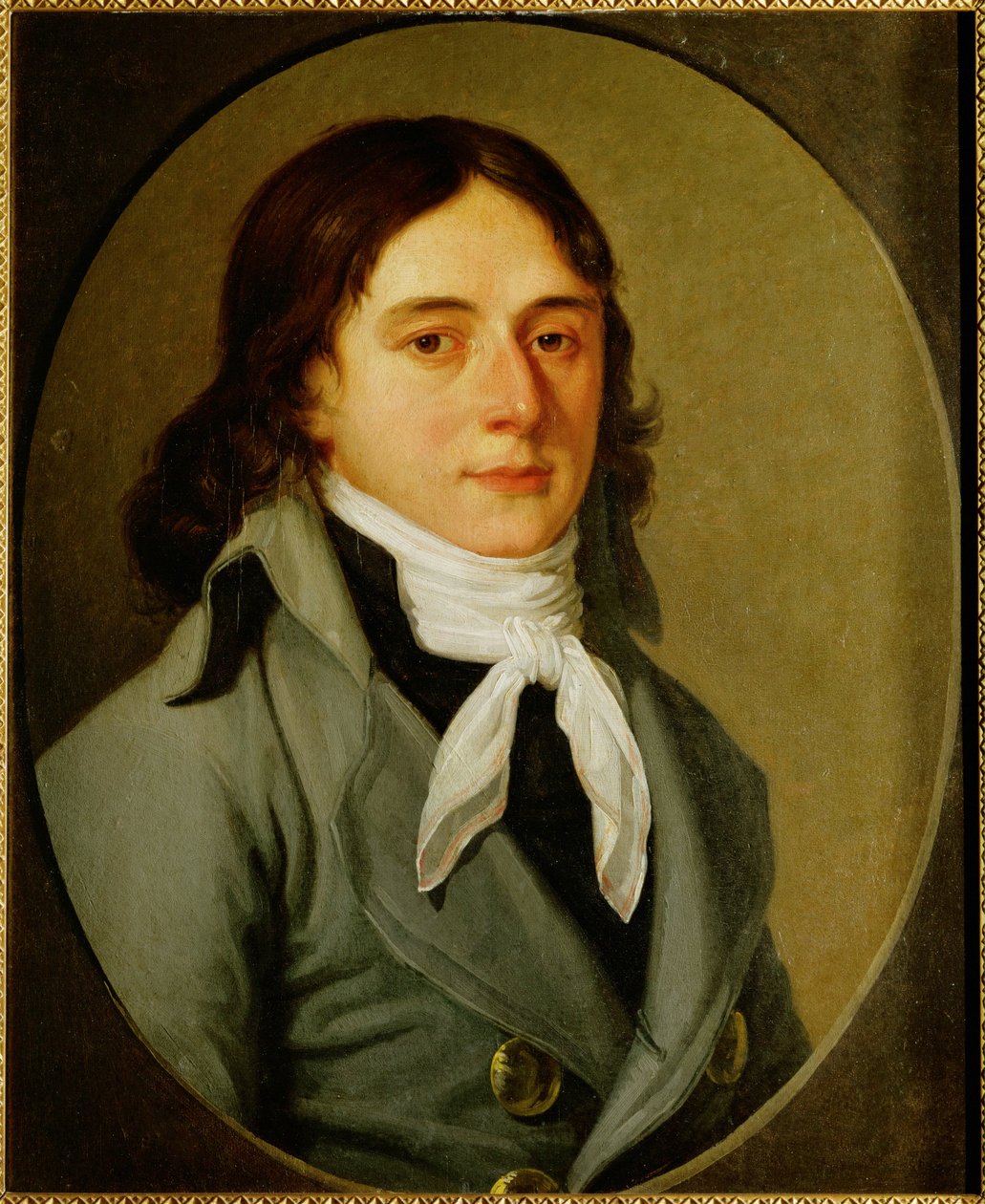 Camille Desmoulins ... (olja på duk) av French School