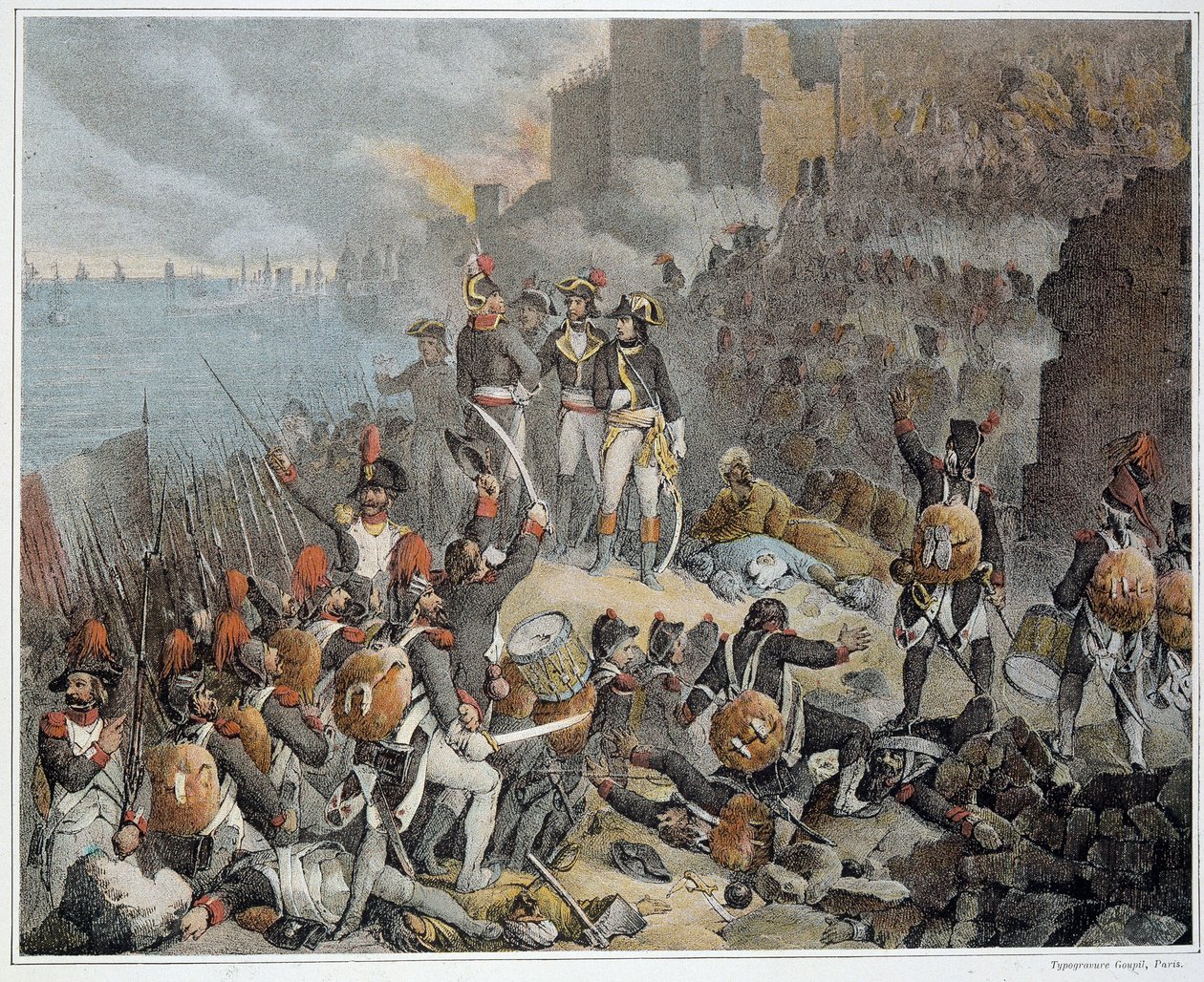 Kampanj (expedition) av Egypten (1798-1801), Army of the East: belägring av Saint John of Acre. 1799. - i "" Segrar och erövringar av de franska arméerna"". av French School
