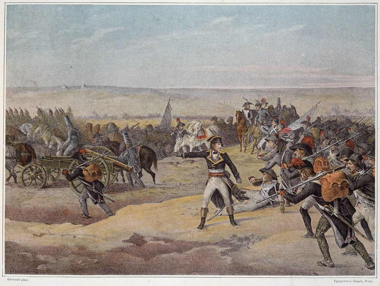 Campaign (Expedition) of Egypt (1798-1801), Armee of the Orient: Gå genom öknen. 1798. av French School