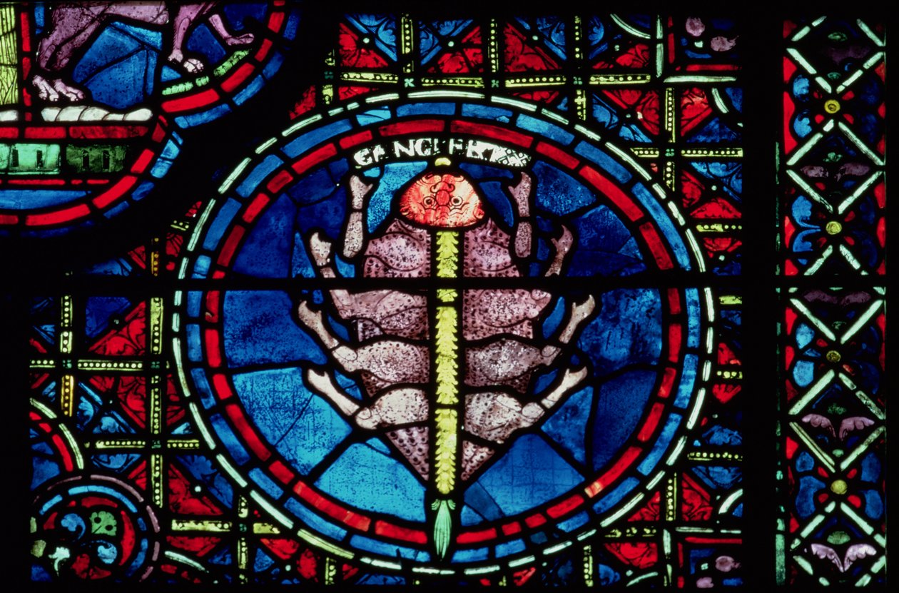 Kräftan, från Zodiac-fönstret, 1200-talet av French School