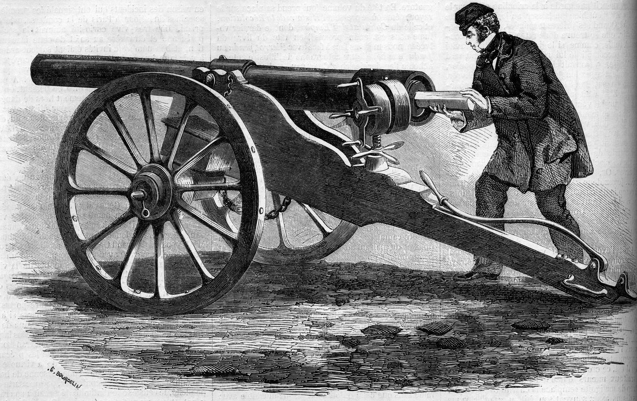 Canon Whitworth från den engelska Armee av French School