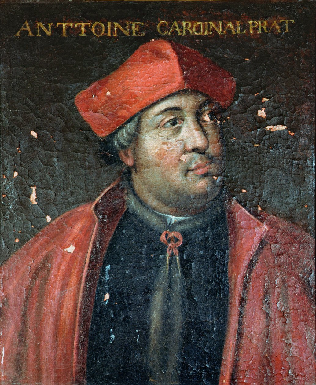 Kardinal Antoine Duprat (1463-1535), påvlig legat, 1617-38 av French School