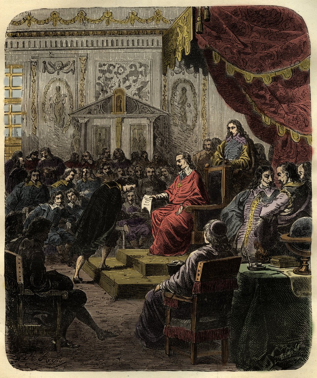 Kardinal Richelieu grundade Academie Francaise av French School