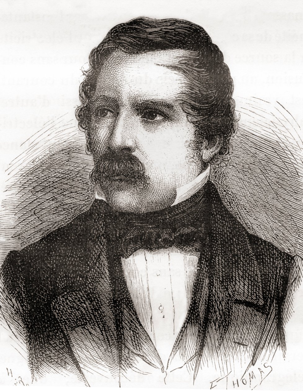 Carl August von Steinheil, från Vetenskapens underverk, publicerad ca 1870 (gravyr) av French School