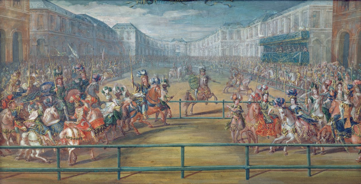 Carousel of Amazons 1682 av French School