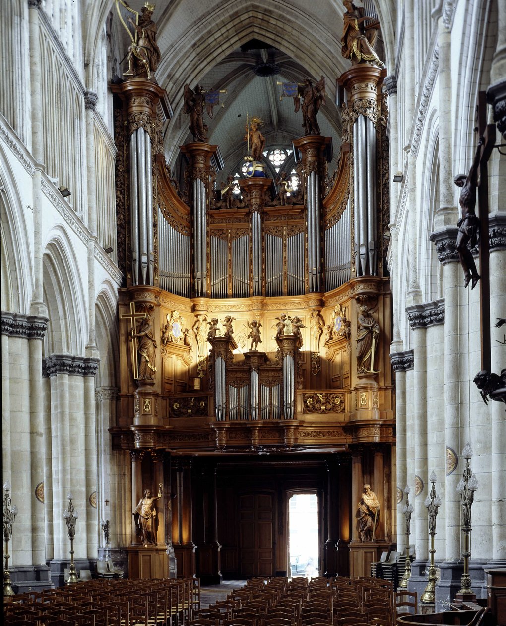 St Omers katedral av French School