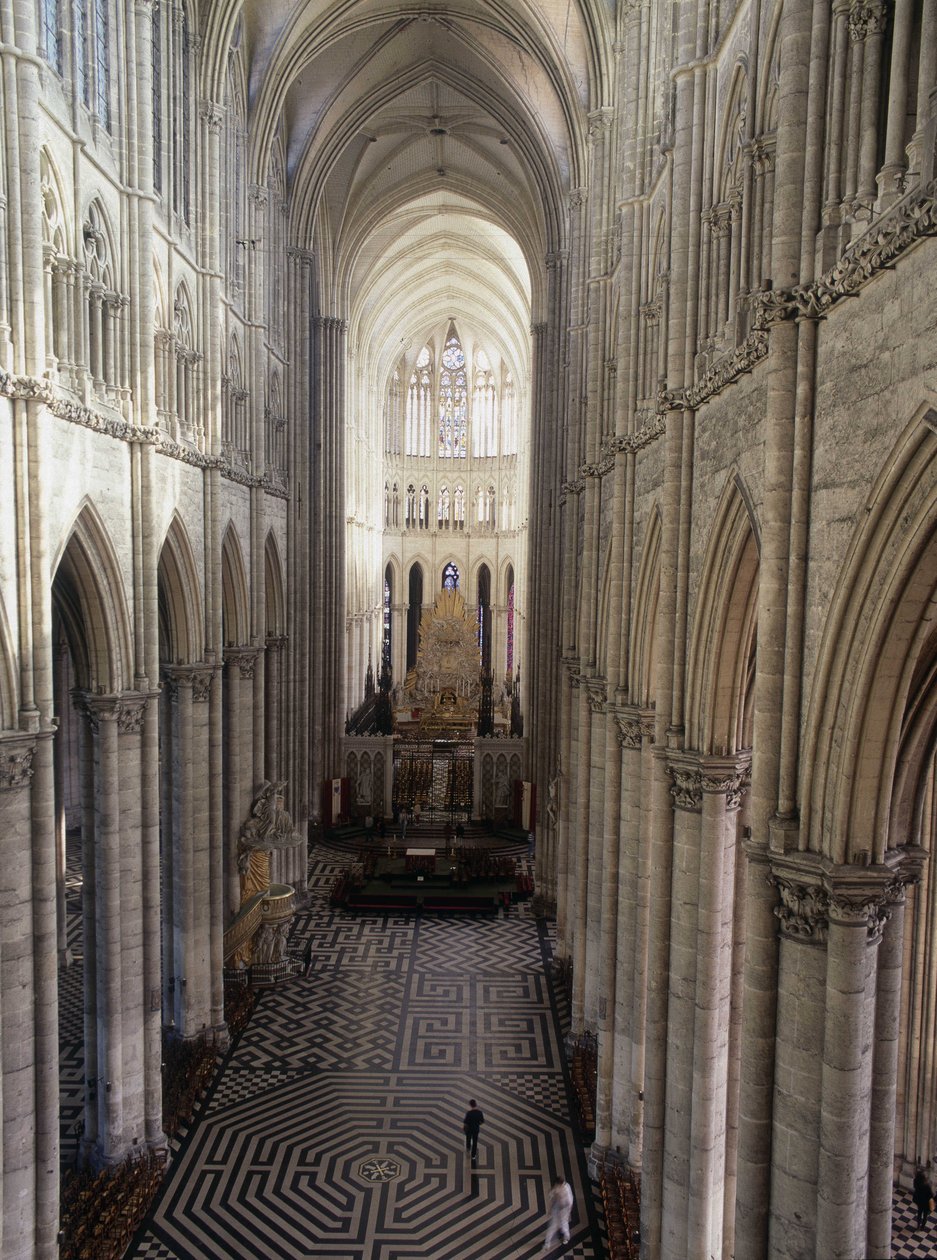 Amiens katedral: interiör (summa 80) av French School