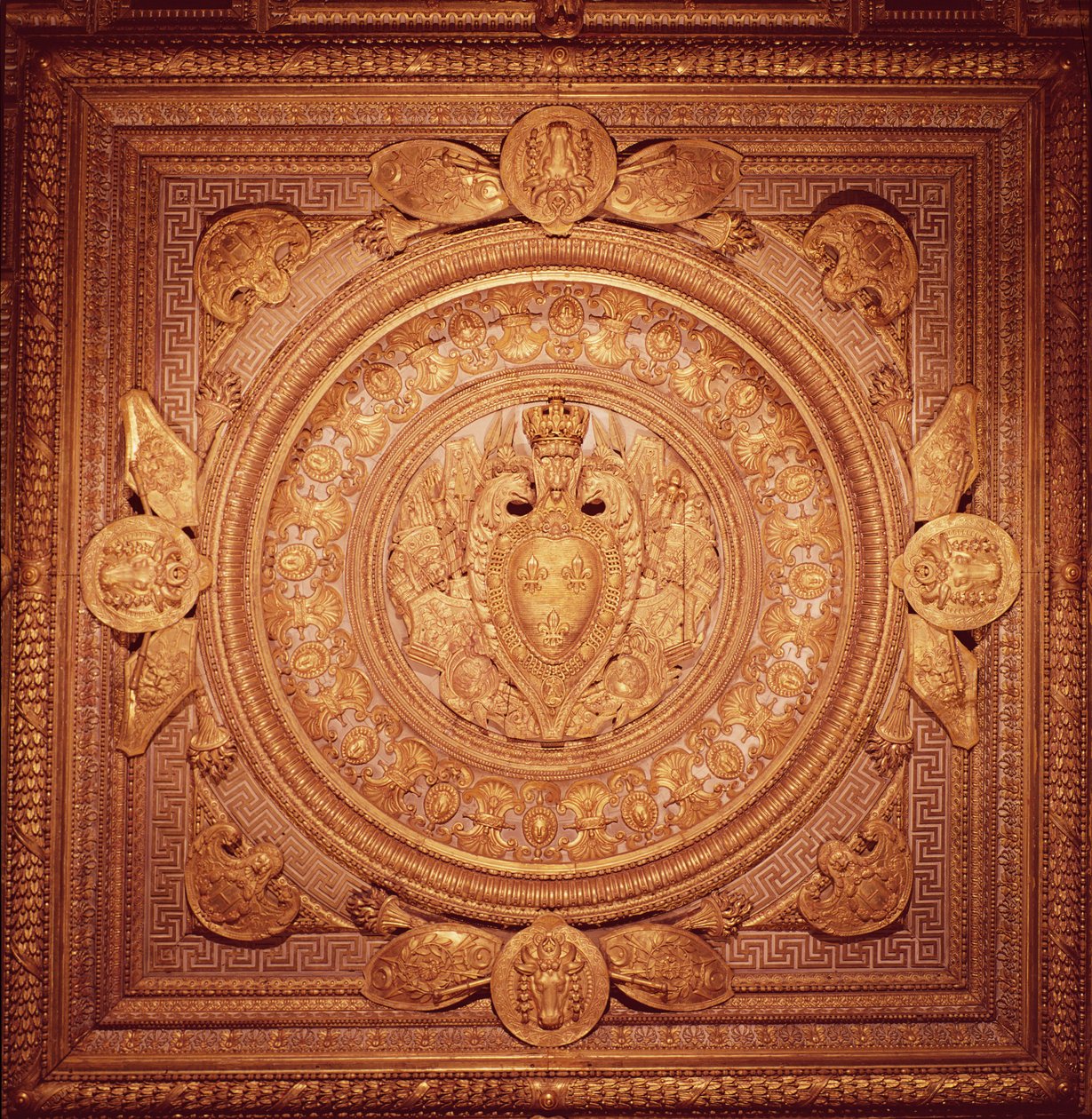 Tak från Henri II:s sovrum (1519-59) av French School