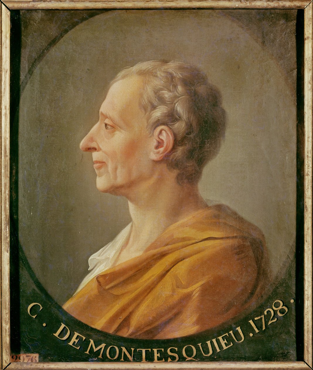 Charles Baron de Montesquieu, statsman och filosof ... av French School