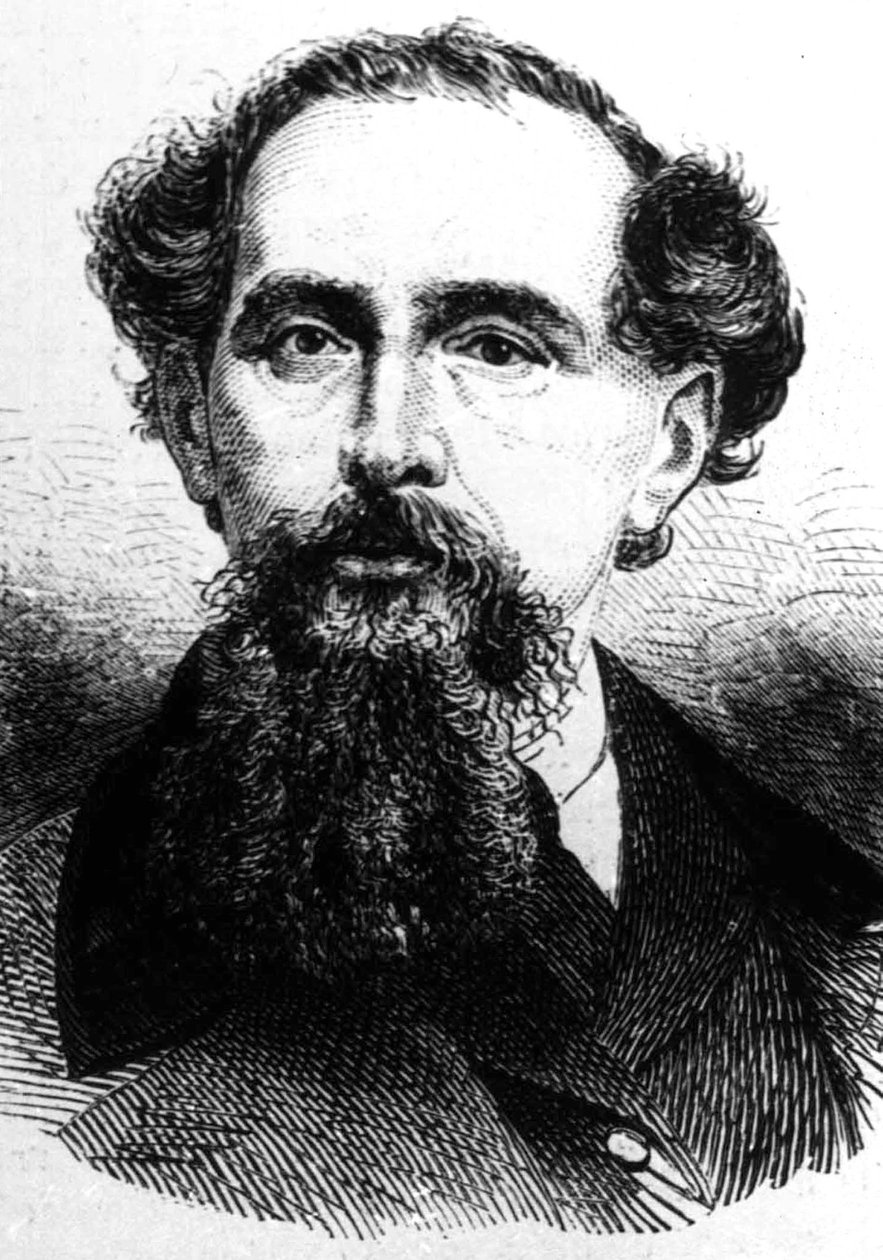 Charles Dickens (gravyr) av French School