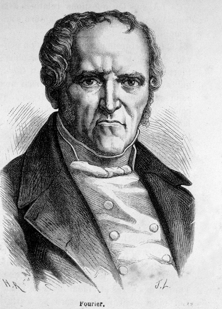 Charles Fourier (1772-1837), fransk filosof och ekonom. av French School