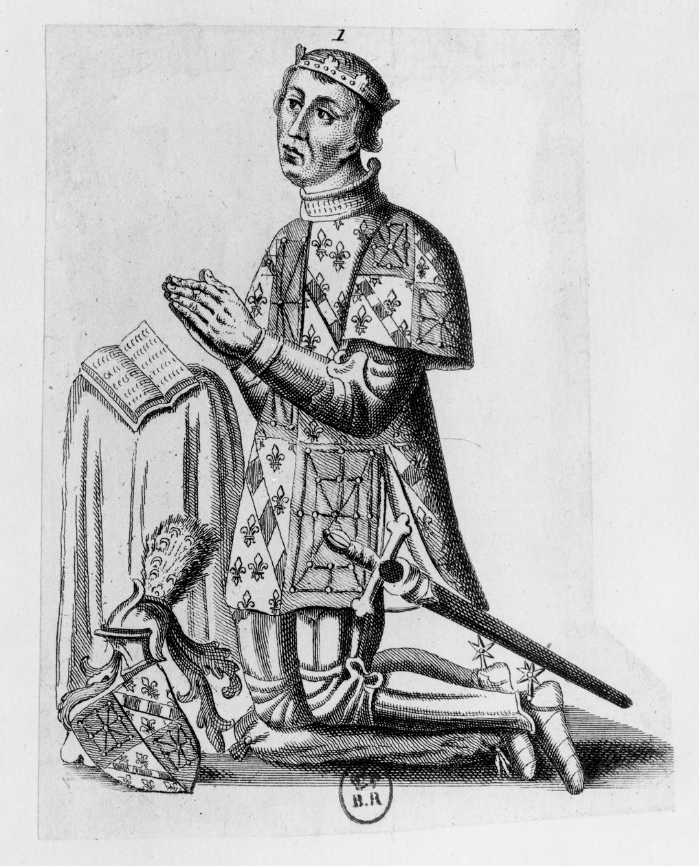 Karl II, den onde, kung av Navarra av French School