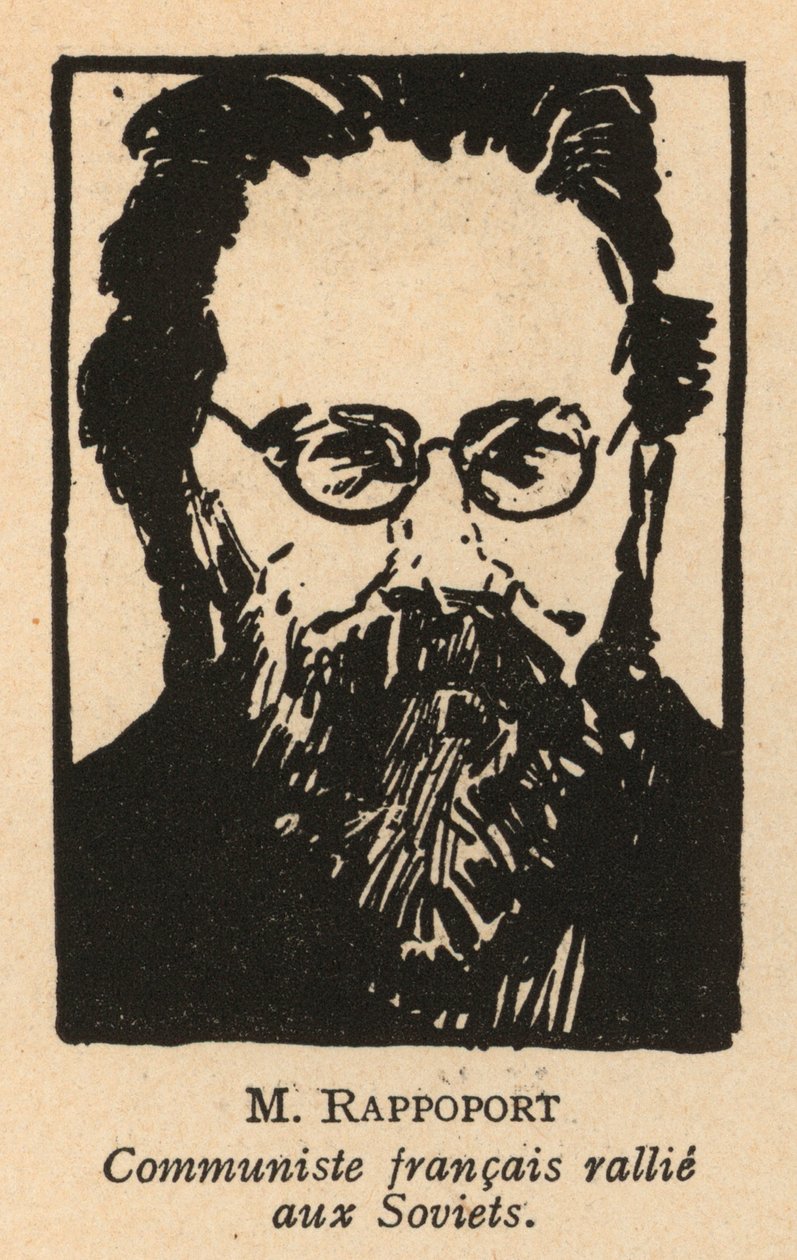Charles Rappoport, litauiskfödd fransk kommunistisk politiker (lito) av French School