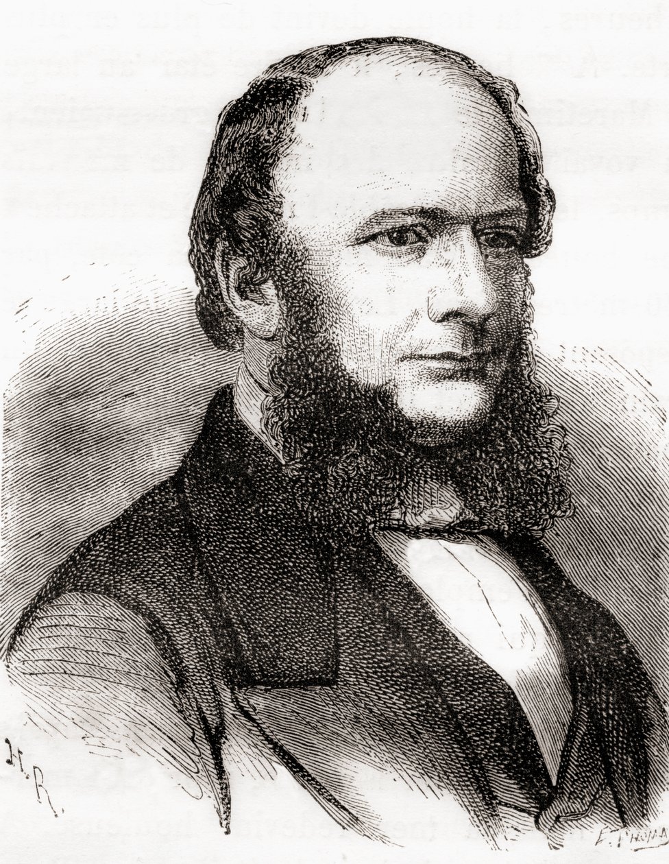 Charles William Siemens, från The Wonders of Science, publicerad c.1870 (gravyr) av French School