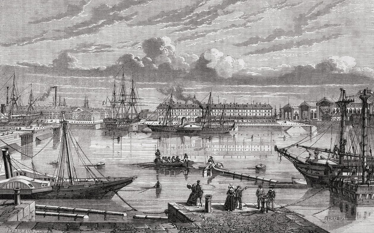 Cherbourg i le seneturi lona 18, na vaneina e Le Breton ina ua mavae Pibaraud, mai le 