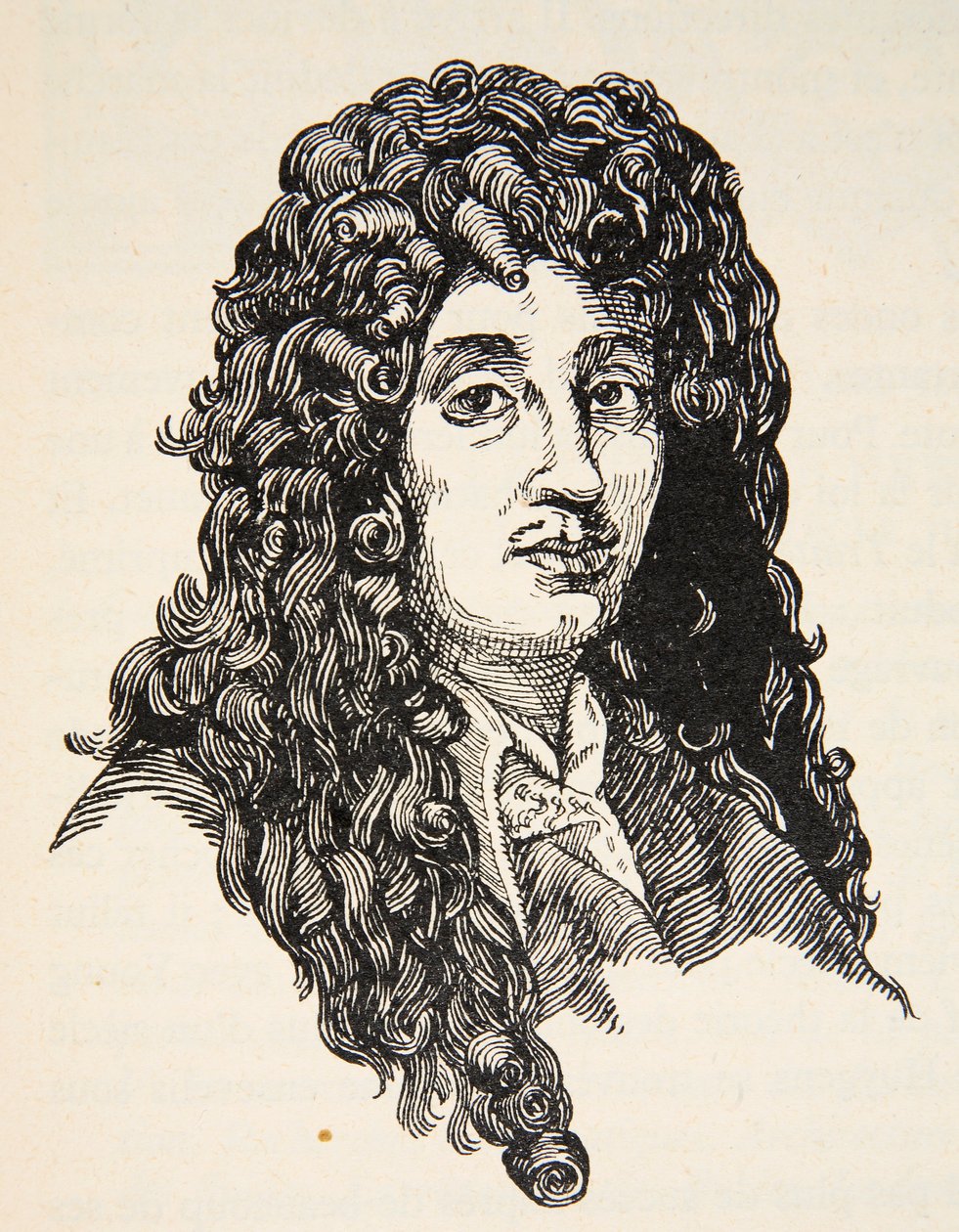 Christiaan Huygens, kopia av Boris Mestchersky (d.1957) illustration från Histoire de la Nation Francaise, Sciences, Volumes I & II, av Gabriel Hanotaux (1853-1944), 1924 av French School