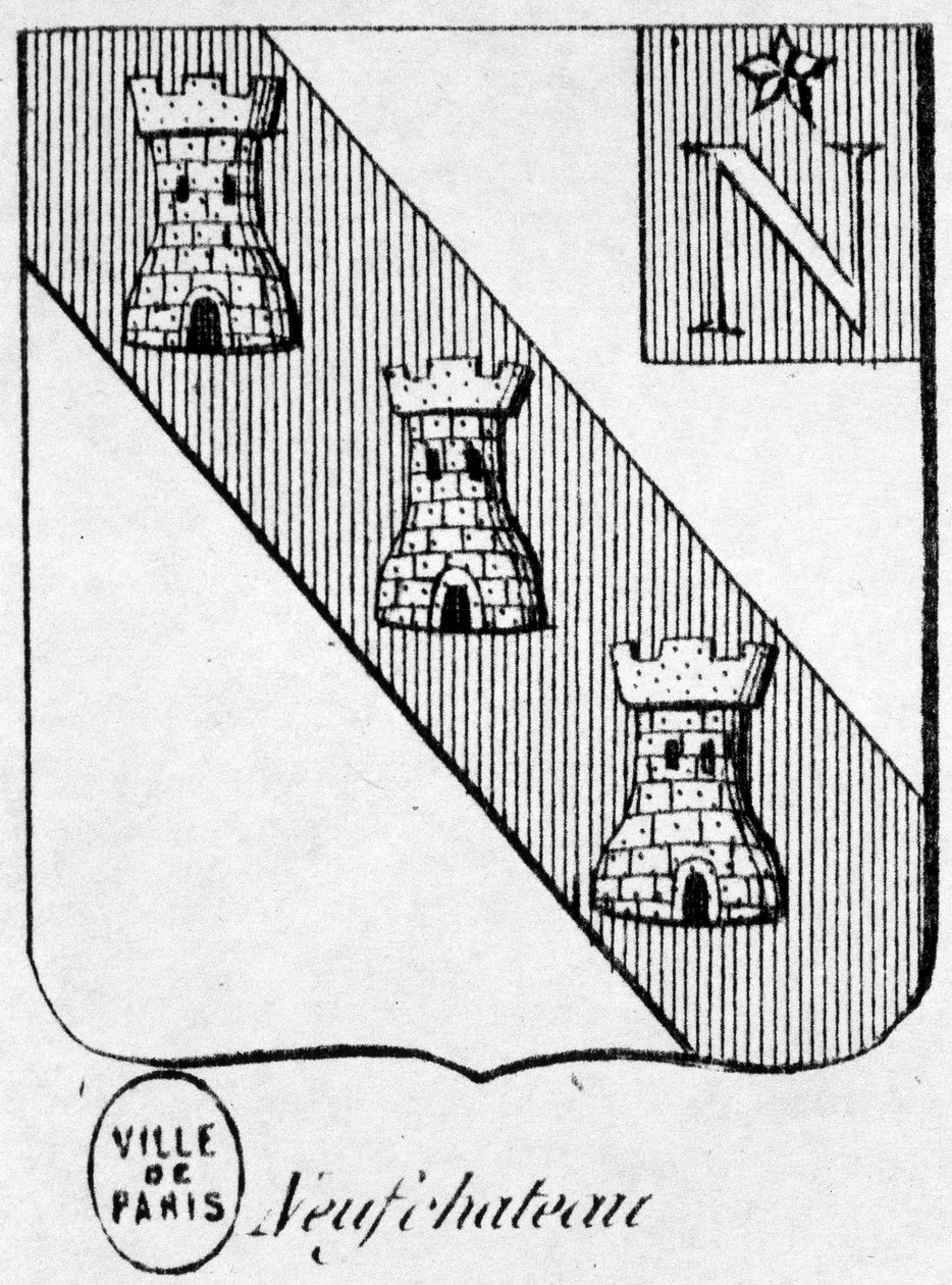 Vapensköld av Neufchateau - i "" The General Armorial of the French Empire"" av Henry Simon av French School