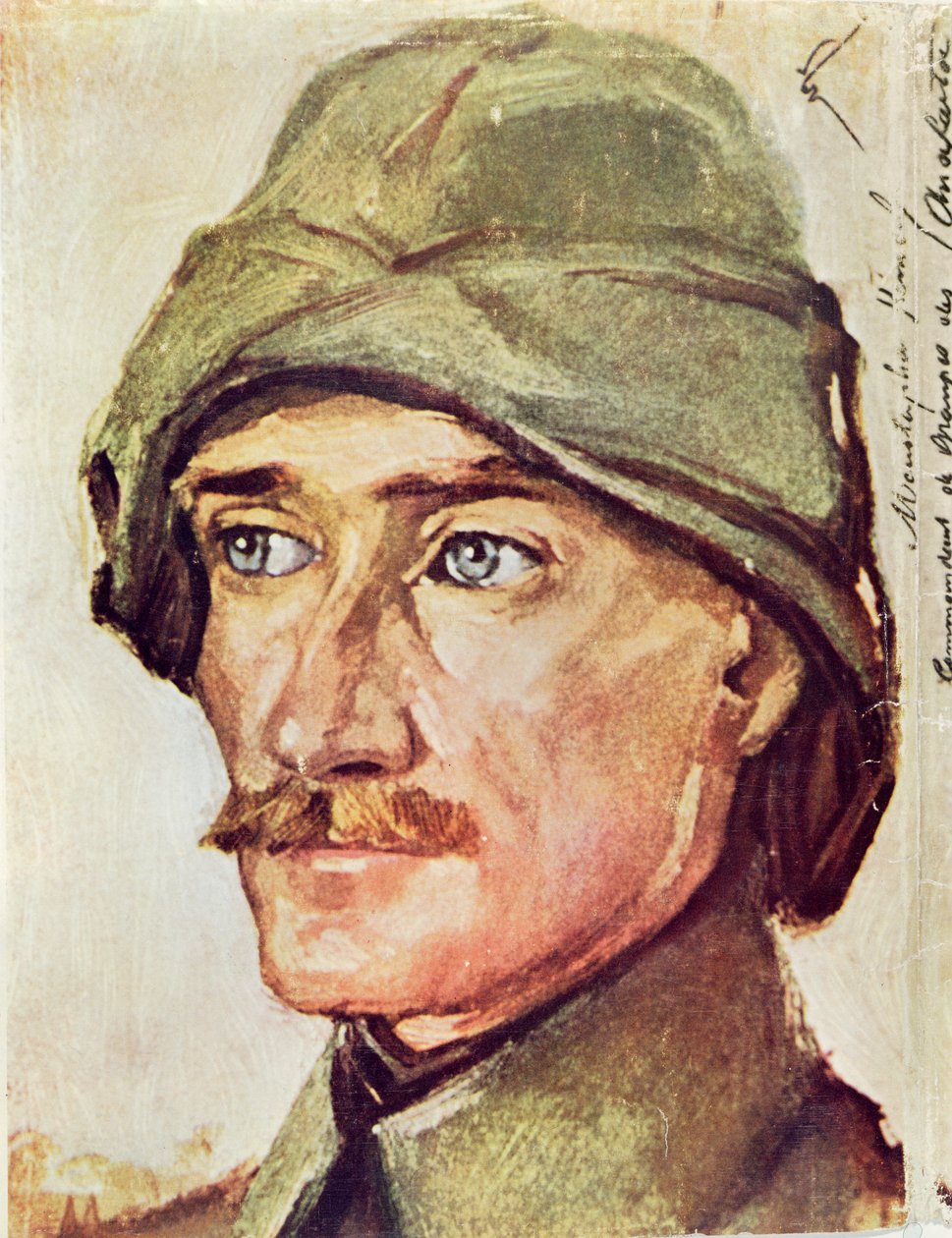 Kommendör Kemal (Mustapha) Ataturk (1881-1938) 1914-18 av French School
