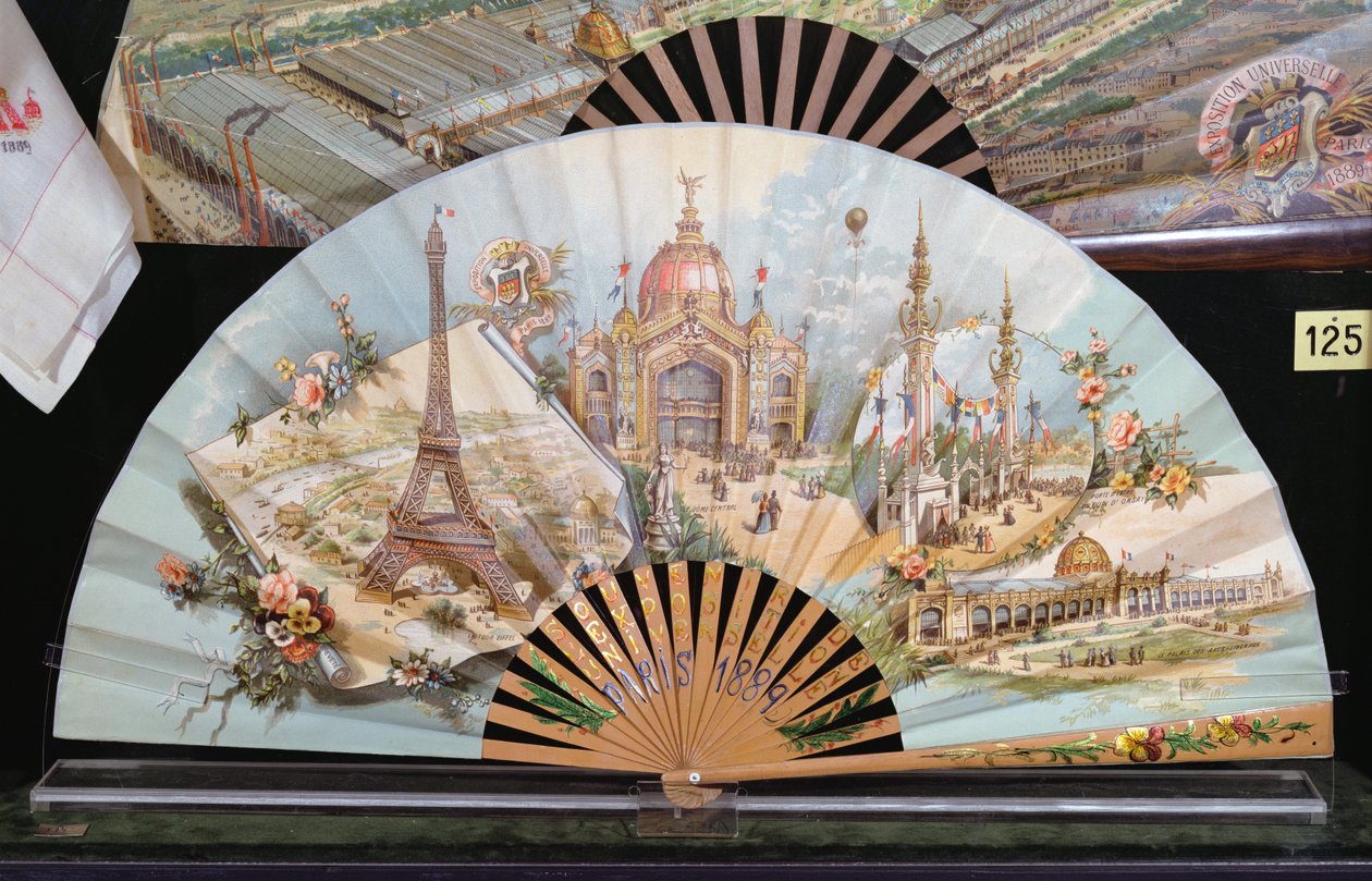 Jubileumsfan av 1889 års Exposition Universelle i Paris av French School