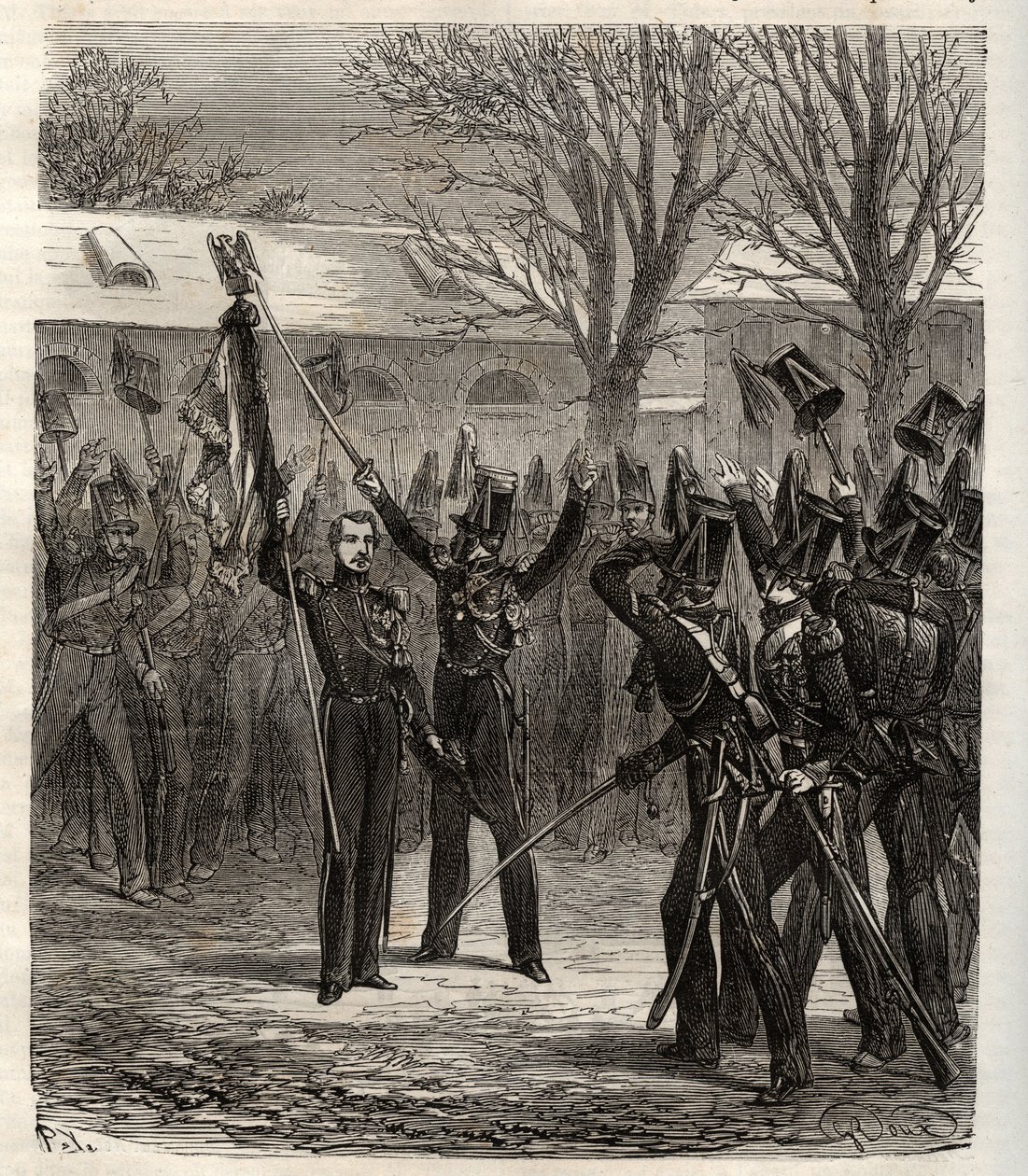 Strasbourgs konspiration 1836 ledd av prins Louis Napoleon, blivande Napoleon III, mot julimonarkin - Strasbourgs konspiration organiserad av den blivande kejsaren Napoleon III 1836 - misslyckat försök till kupp organiserat av prins Louis Napoleon, blivand av French School