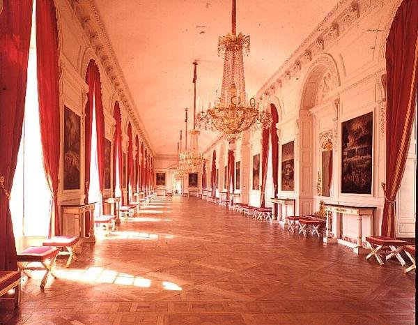 Korridor på högra flygeln i Grand Trianon (foto) av French School