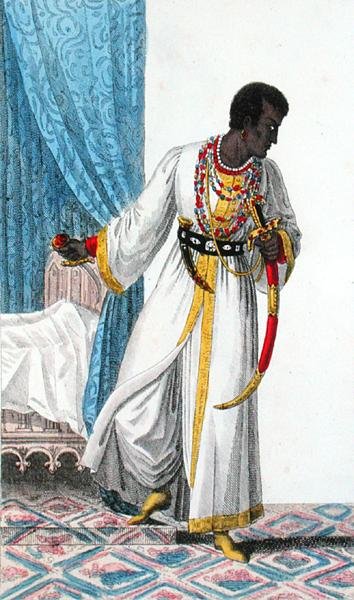 Kostym för C. Kemble som Othello, i pjäsen av William Shakespeare (1564-1616) (litho) av French School