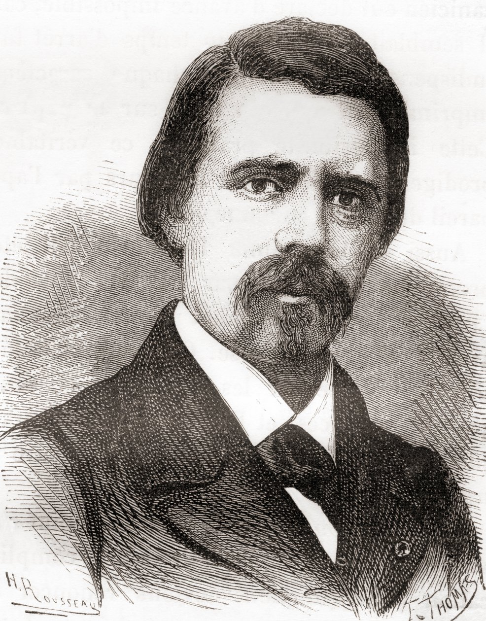 David Edward Hughes, från The Wonders of Science, publicerad ca 1870 (gravyr) av French School