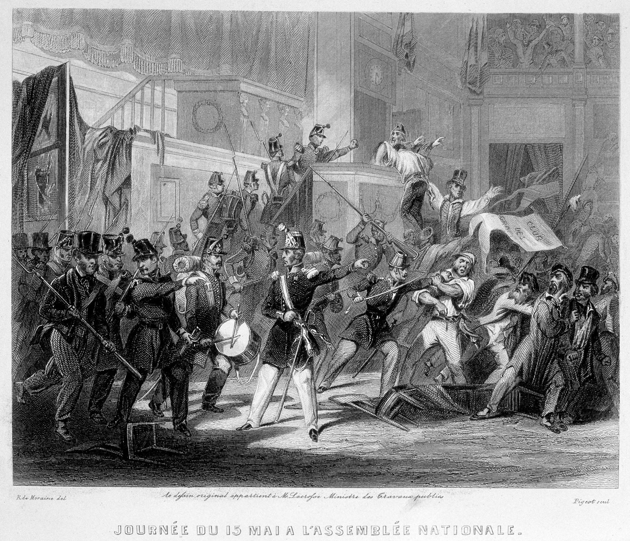 Dagen den 15 maj på nationalförsamlingen av French School