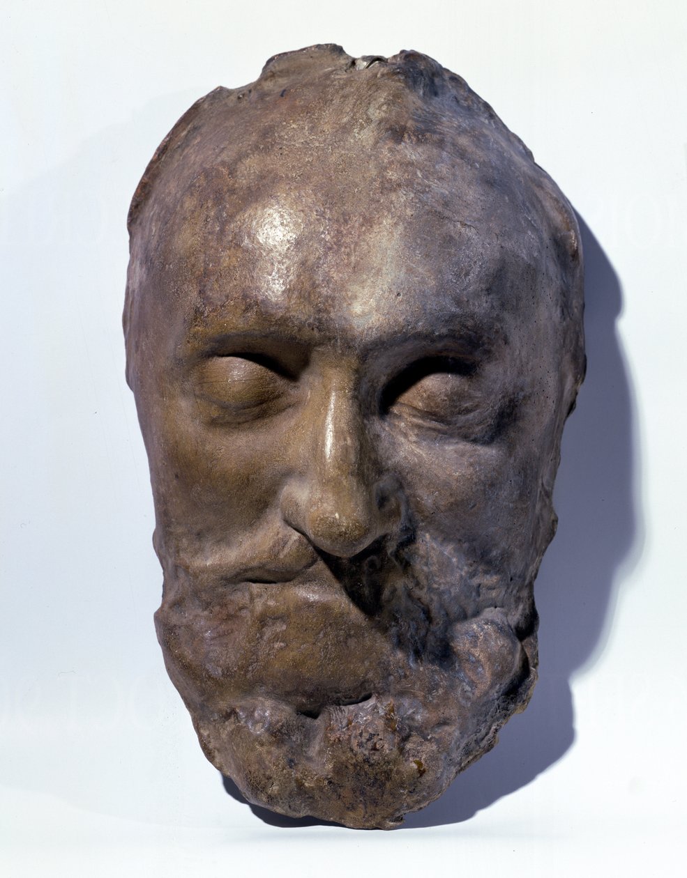 Henri IV:s dödsmask (1553-1610) Frankrikes kung (vax) av French School