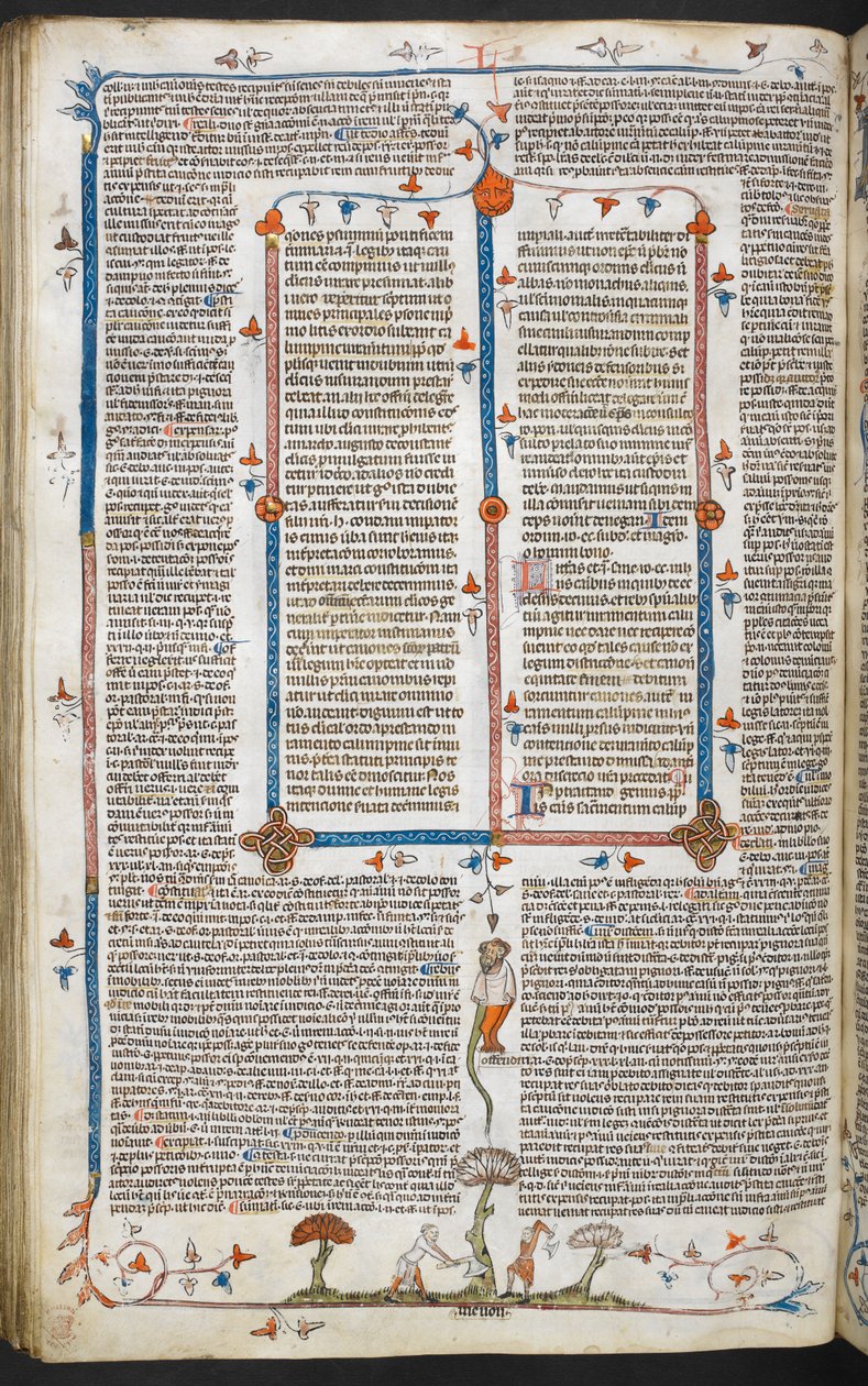 Decretal of Gregory IX med glans av Bernard of Parma (
