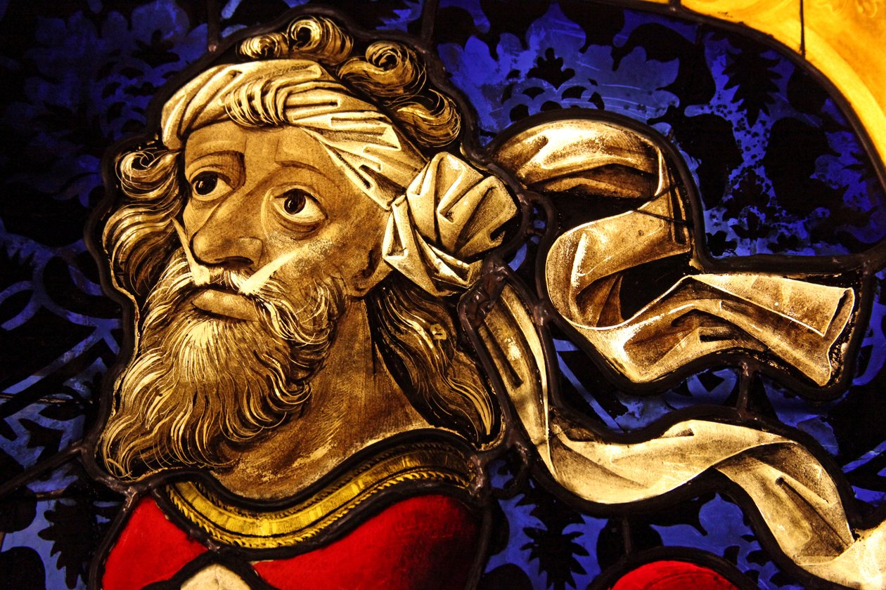 Visar vapen från familjen Mullenheim, ca 1467. ex verkstad av Peter Hemel; Alsace av French School