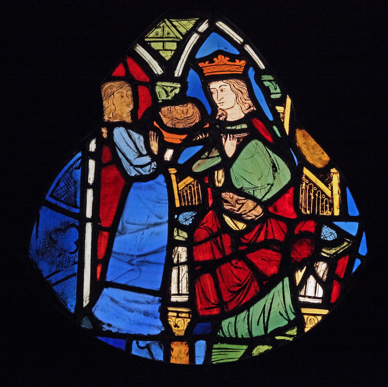 Avbildar Salome med Johannes Döparens huvud, ex Ste Chapelle av French School