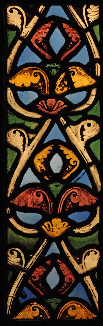Avbildar en kantpanel (ex St Denis 1140-44?) av French School