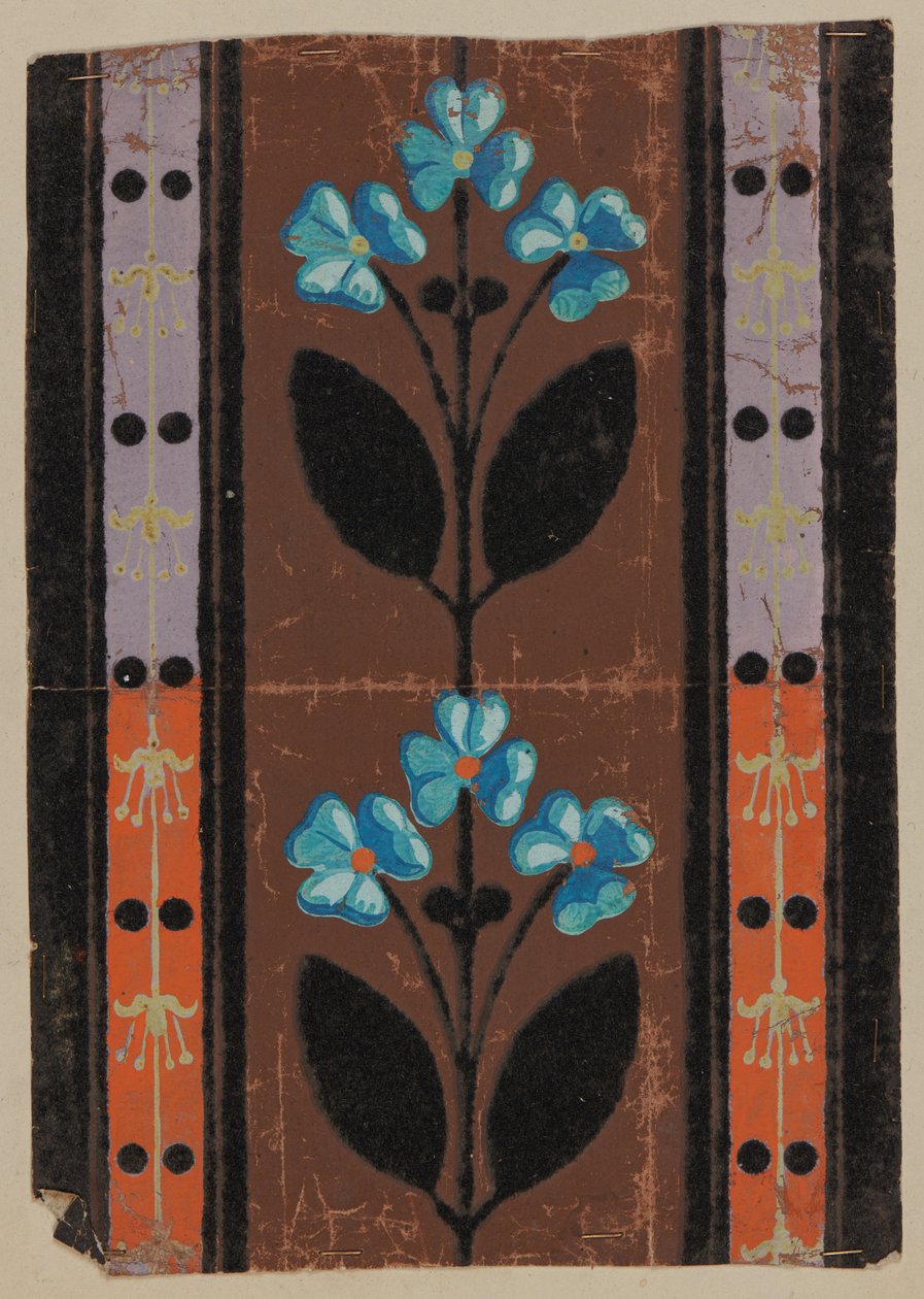 Designritning, tidigt 1800-tal av French School