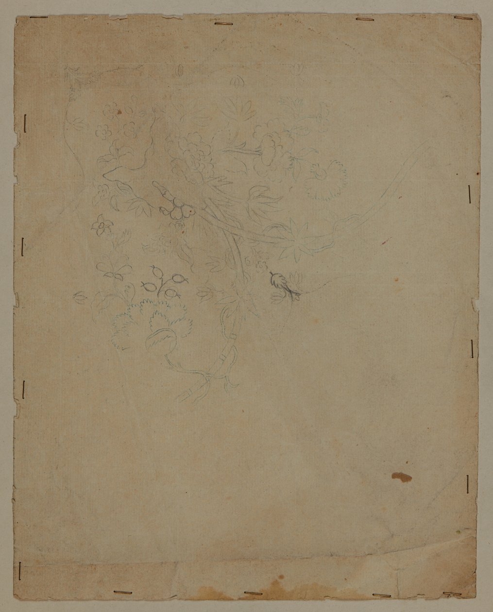 Designritning, sent 1700-tal av French School