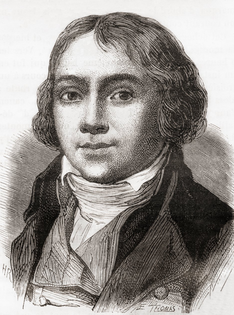 Doktor John Potain, från The Wonders of Science, publicerad ca 1870 (gravyr) av French School