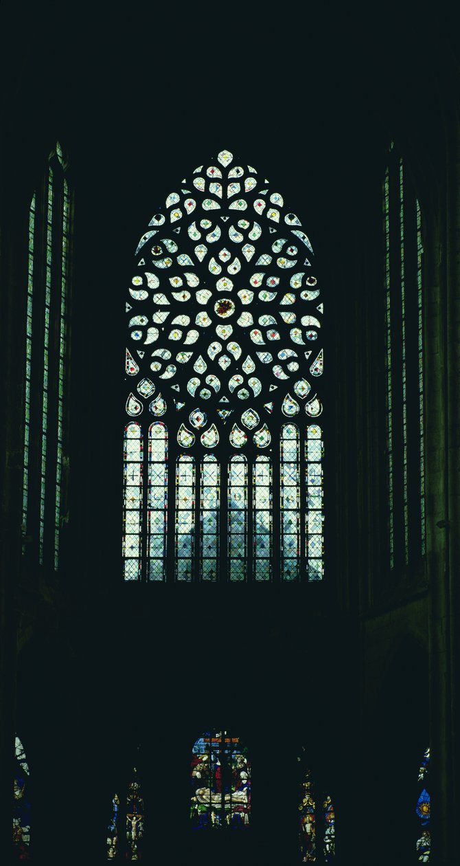 Östra rosenfönstret, c.1520 av French School