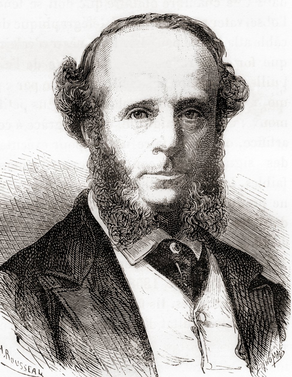 Edward Orange Wildman Whitehouse, från Les Merveilles de la Science, publicerad ca 1870 (gravyr) av French School