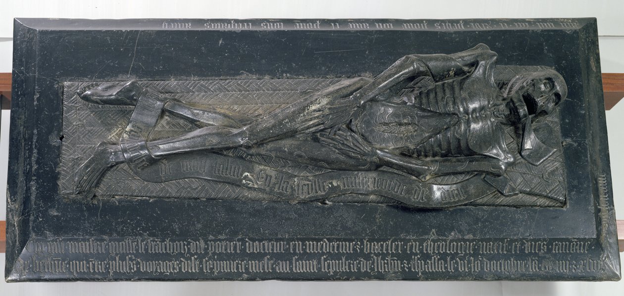 Bild av Guillaume Lefranchois (d.1446) känd som Potier, doktor och kanon av Bethune, 1446 av French School