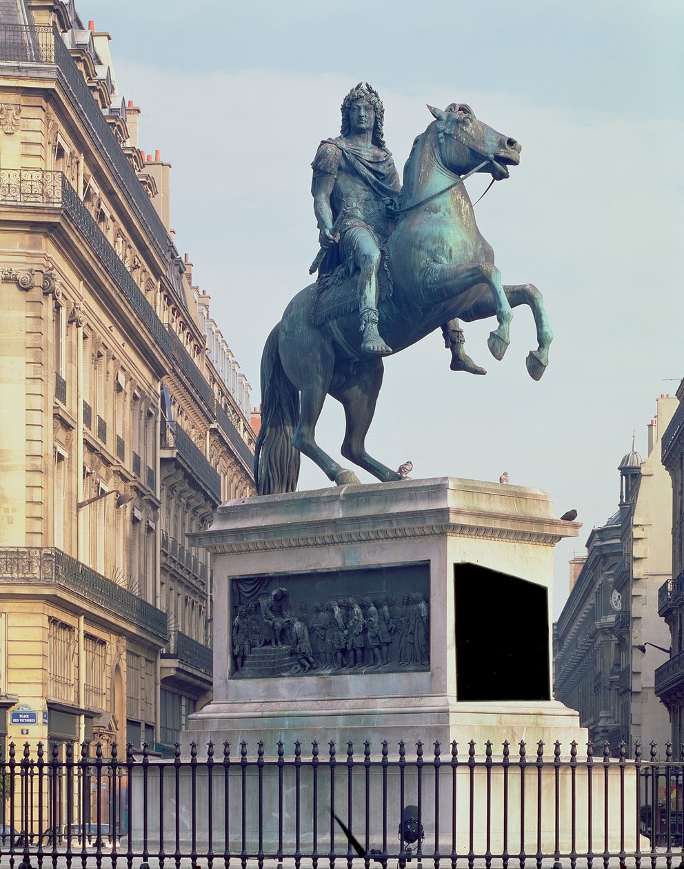 Ridstaty av kung Ludvig XIV (1816-22) (brons) av French School