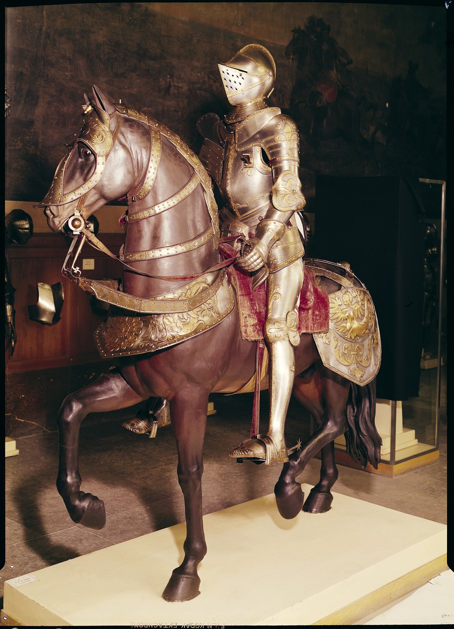 Frans I:s ryttarepansar (1494-1547) (järn) av French School