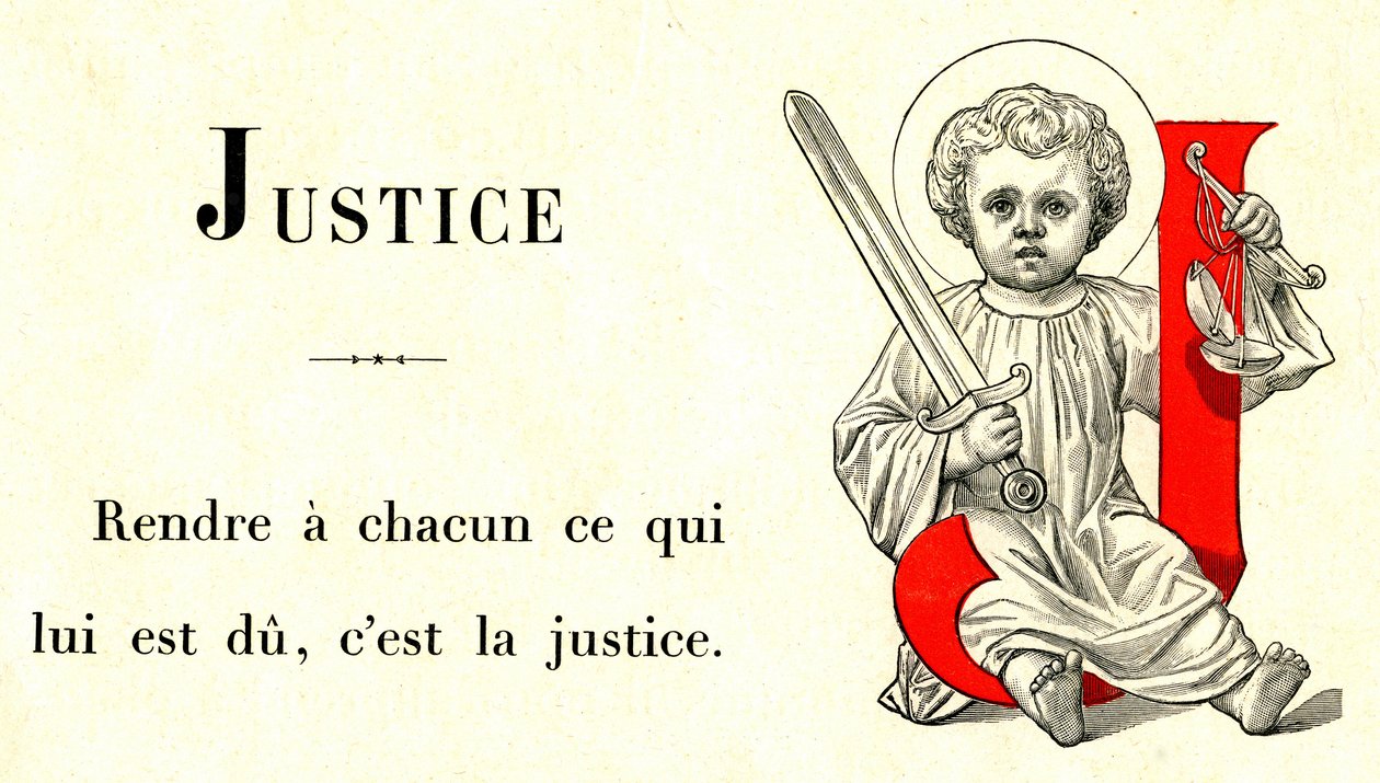Utdrag ur Jesubarnets alfabet, upplaga Alfred Mame a Tours av French School