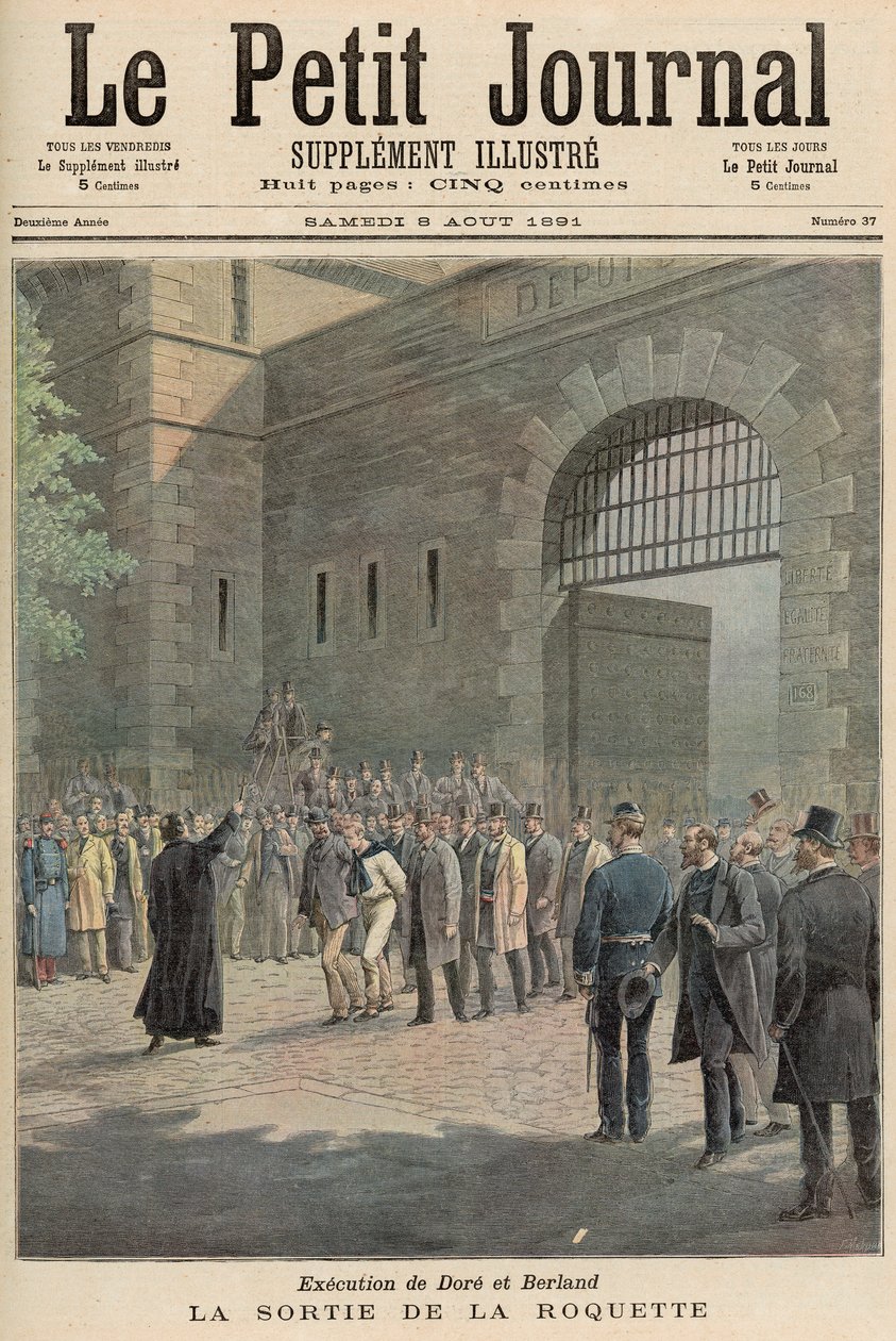 Avrättning av Dore och Berland: Leaving La Roquette, från 